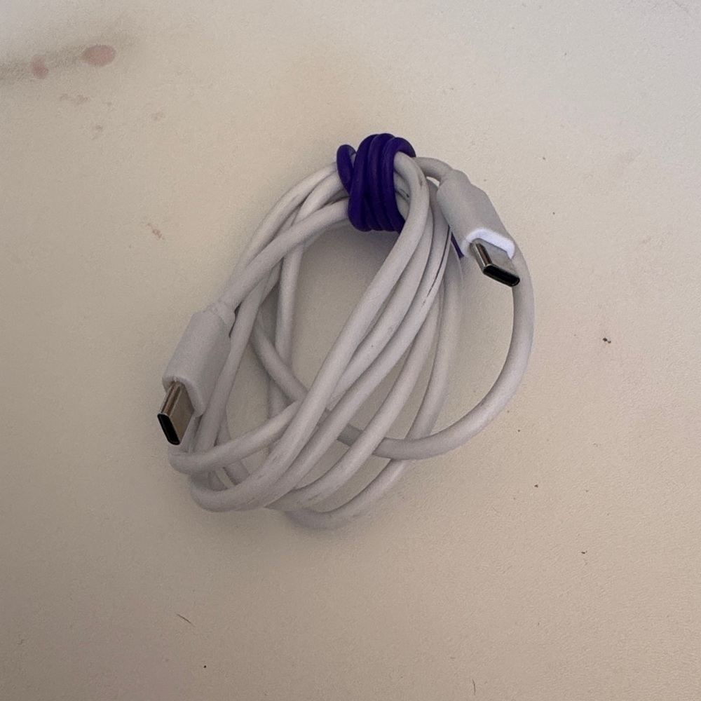 USB-C to USB-C Charging Cable - White